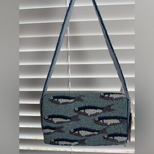 Viral Sardine Beaded Bag